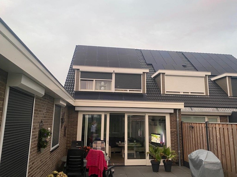 zonnepanelen woning Oldebroek