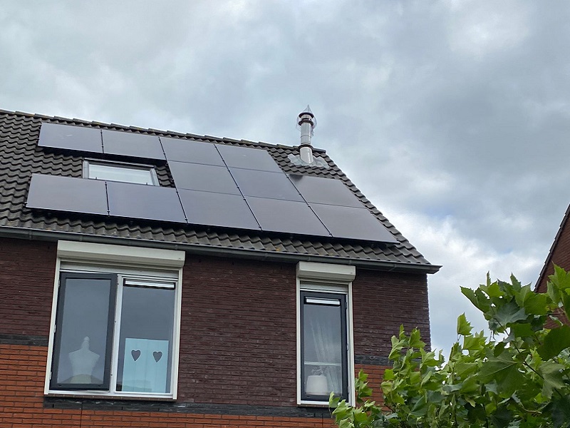 Zonnepanelen op woning
