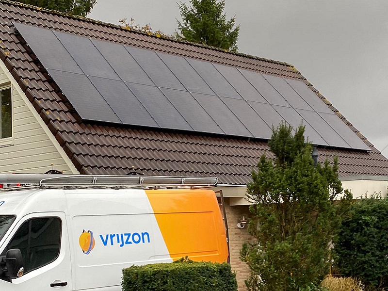 Zonnepanelen op woning in 't Harde