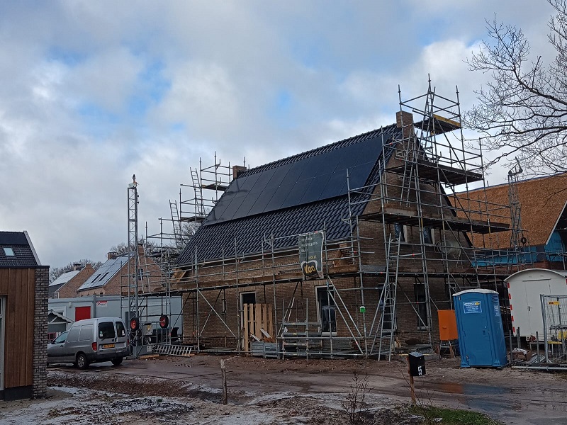 Zonnepanelen Oosterwolde op nieuwbouw woning