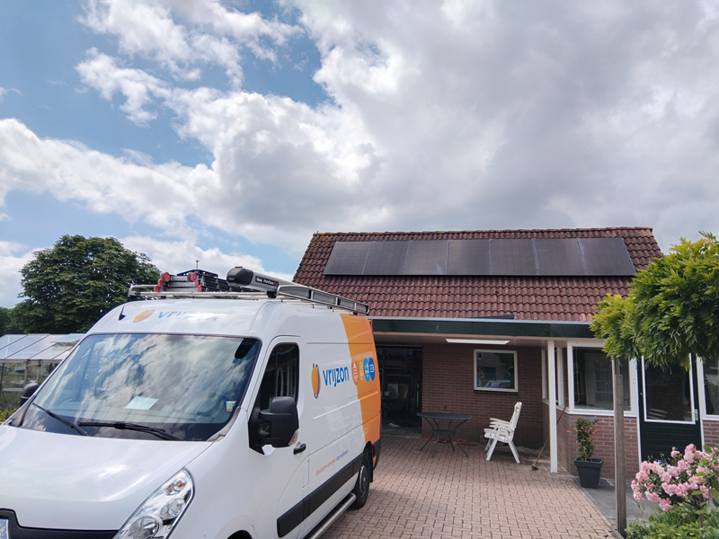 Zonnepanelen Doornspijk garage